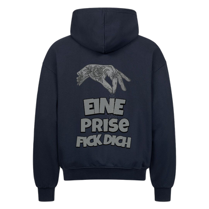 Eine Prise Fick Dich - Oversized Zipper Hoodie mit Reißverschluss