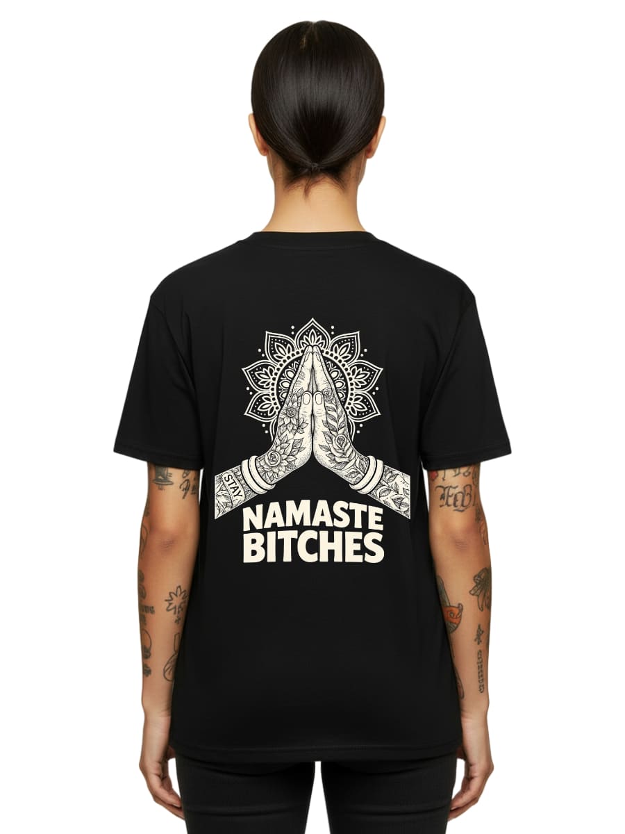 Namaste Bitches Off White - Unisex Premium Shirt