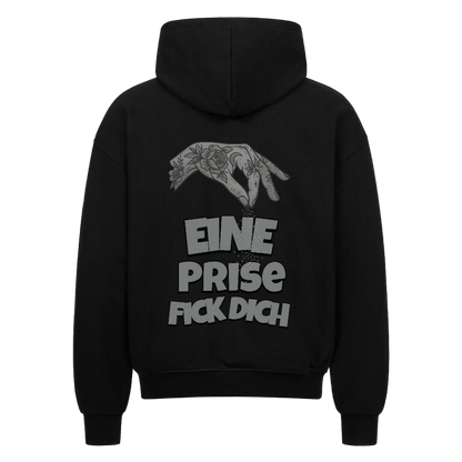 Eine Prise Fick Dich - Oversized Zipper Hoodie mit Reißverschluss