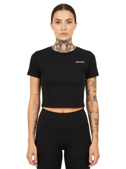 Namaste Bitches Lavendel - Ladies Cropped Tee
