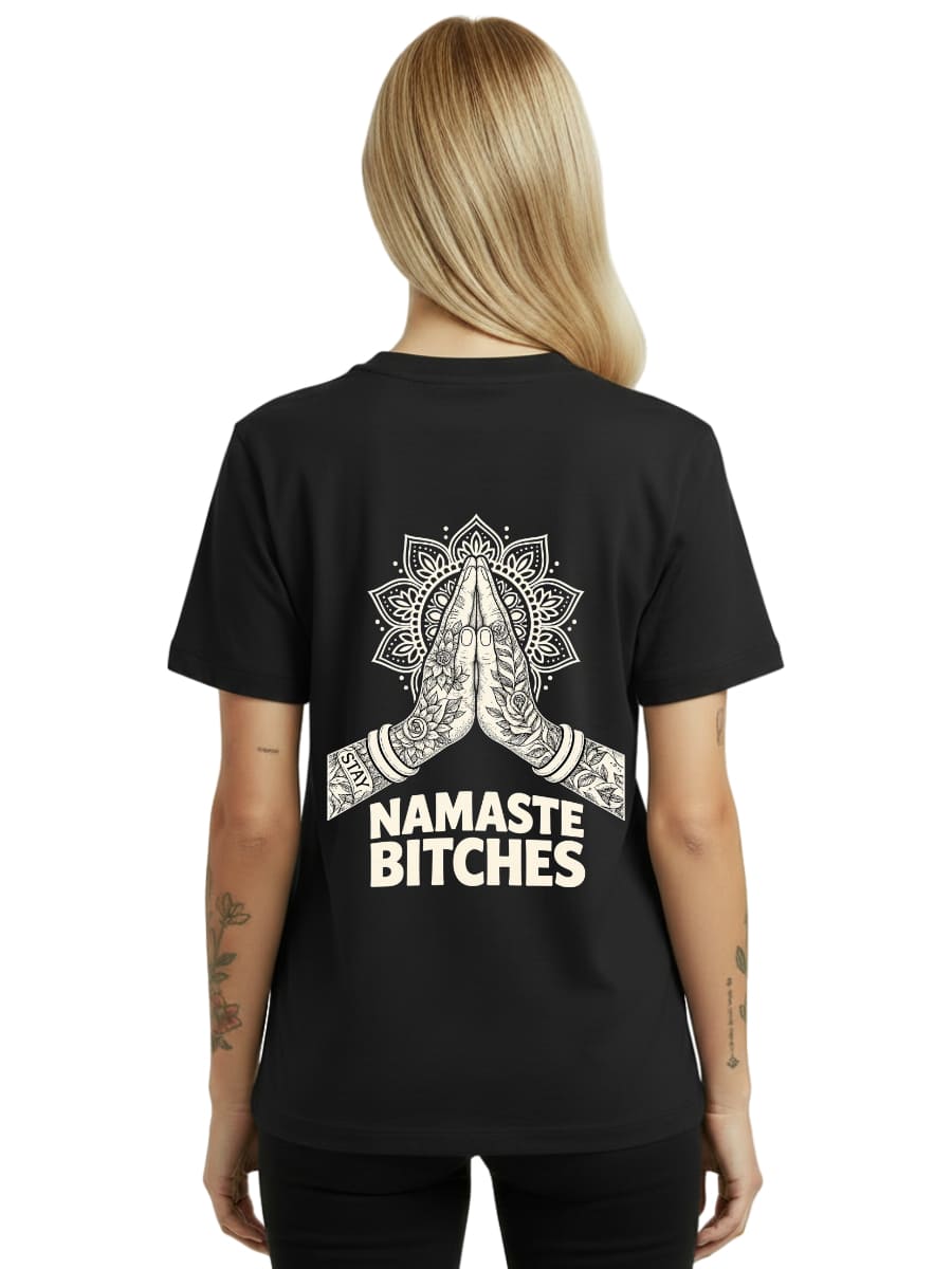 Namaste Bitches Off White - Damen Premium Shirt