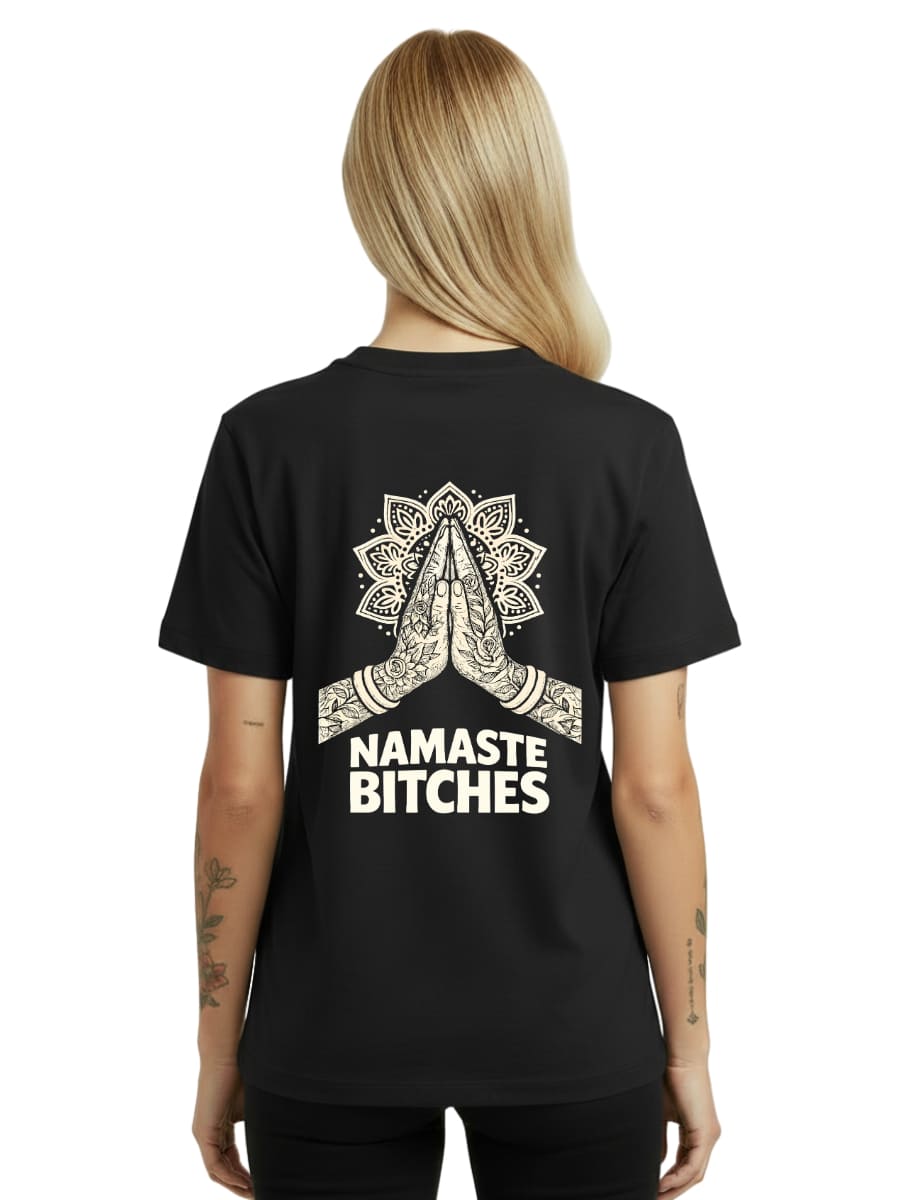 Namaste Bitches Off White - Damen Premium Shirt