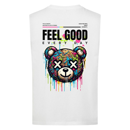 Feel Good Every Day - Sleeveless Oversized Tee