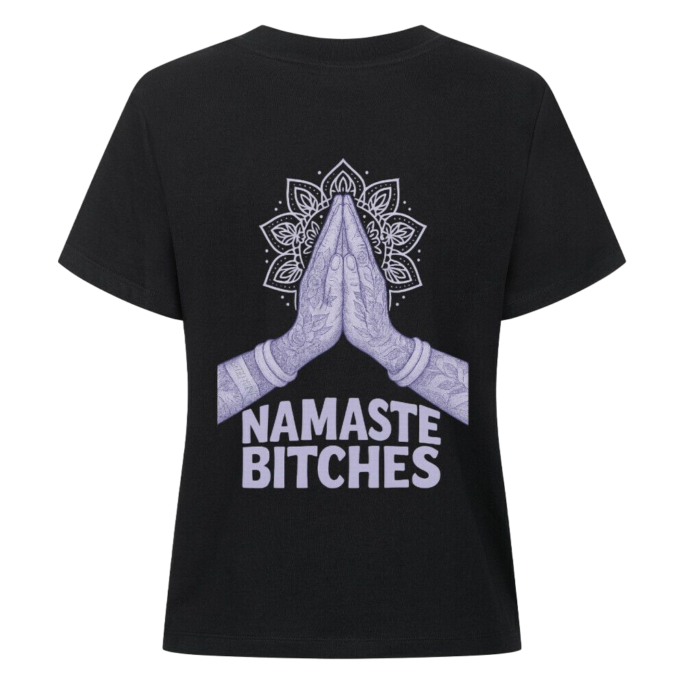 Namaste Bitches Lavendel - Damen Premium Shirt