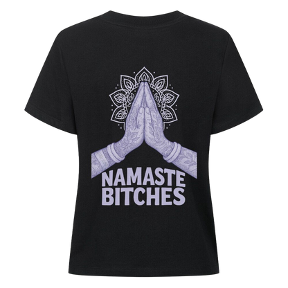 Namaste Bitches Lavendel - Damen Premium Shirt