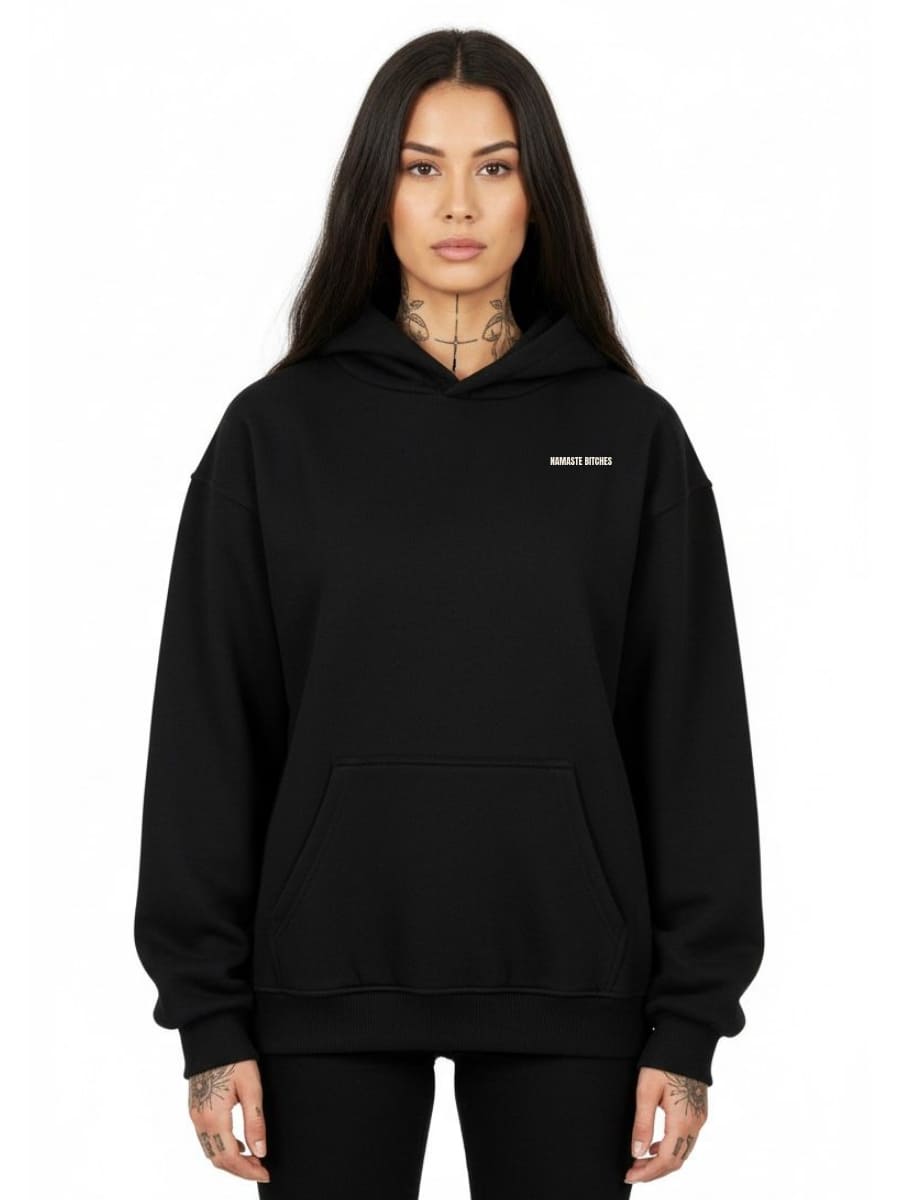 Namaste Bitches Off White - Oversized Hoodie