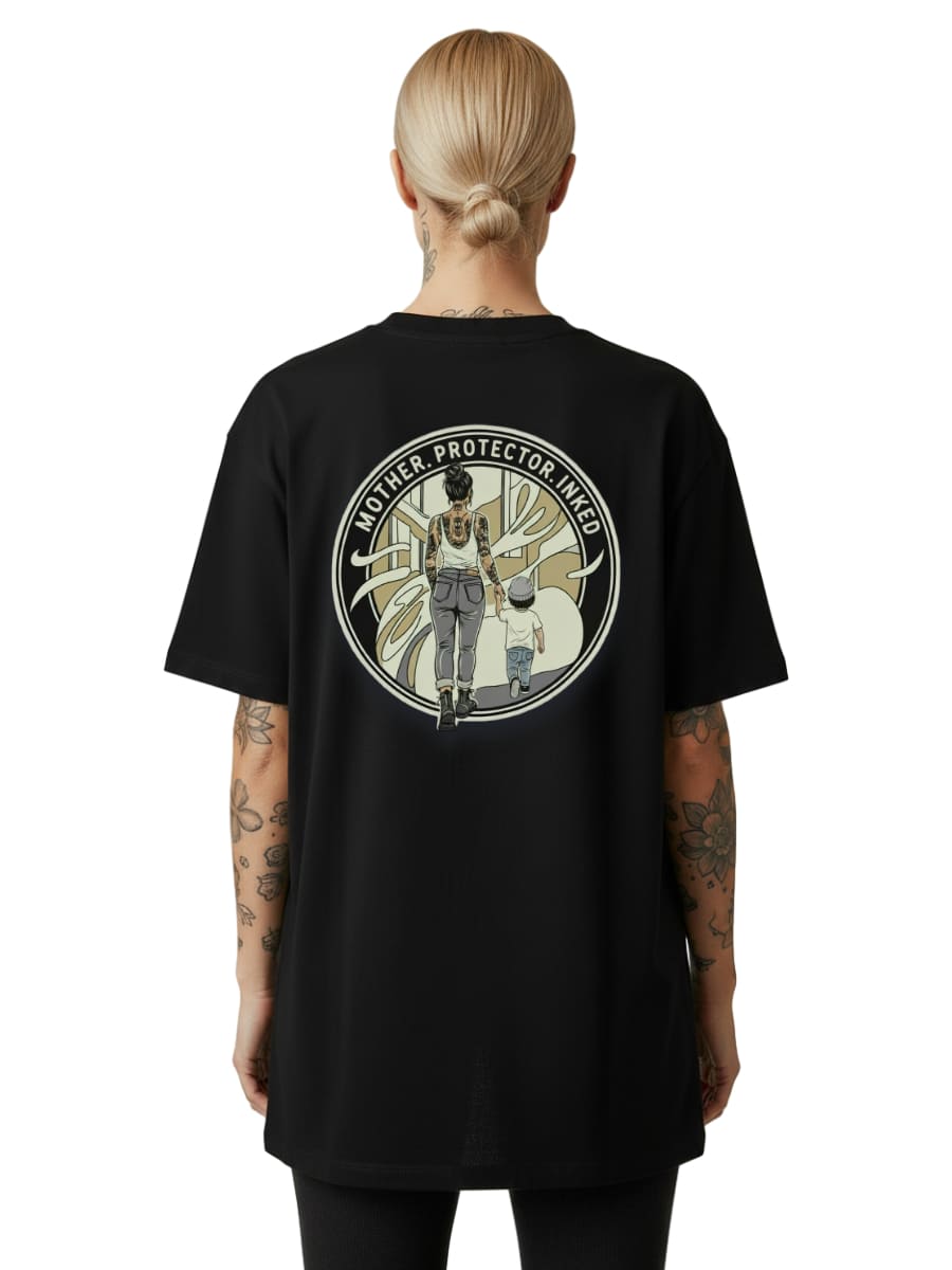Mother. Protector. Inked - Oversized Shirt