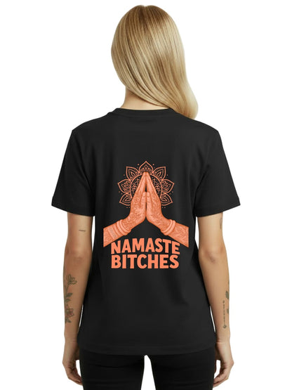 Namaste Bitches Orange - Damen Premium Shirt
