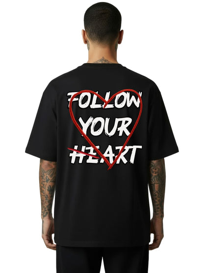 Follow Your (He)art - Oversized Shirt