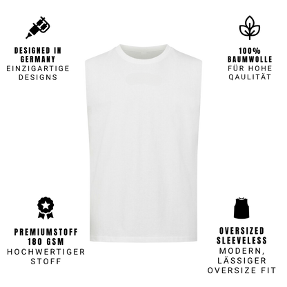 Inked & Rebellion - Sleeveless Oversized Tee