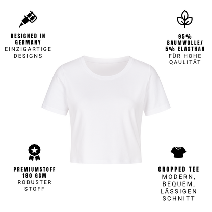 Inked & Rebellion - Ladies Cropped Tee