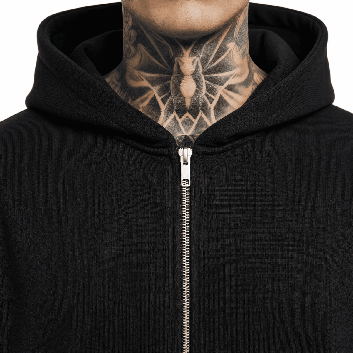 Feel Good Every Day - Oversized Zipper Hoodie mit Reißverschluss