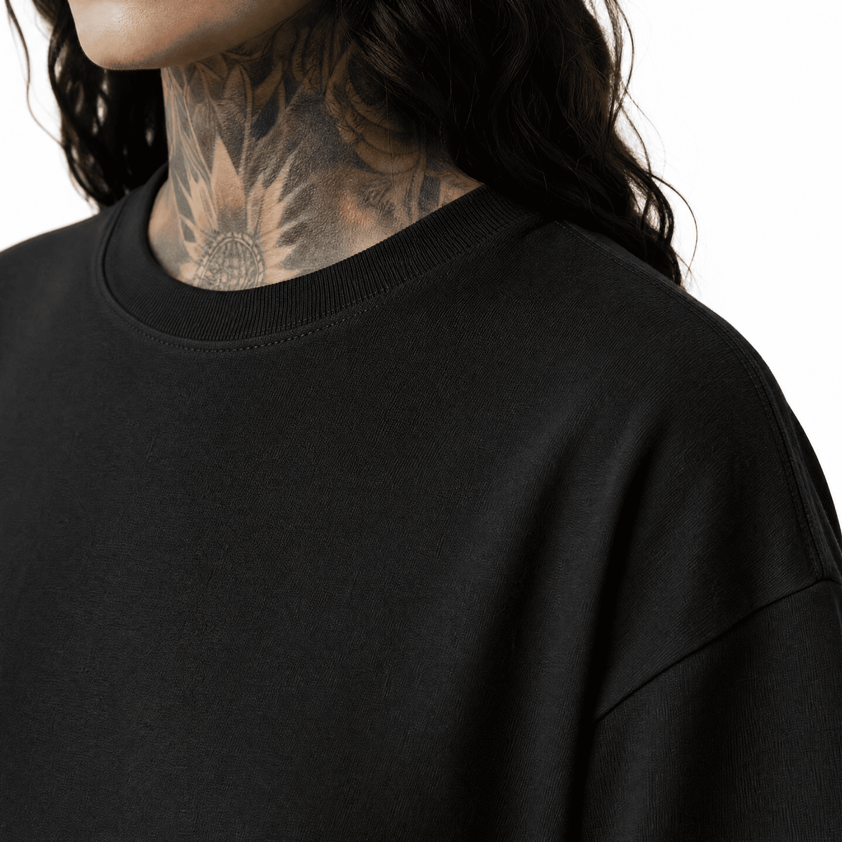 Namaste Bitches Lavendel - Oversized Shirt (ohne Frontprint)