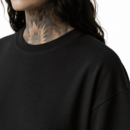 Namaste Bitches Lavendel - Oversized Shirt (ohne Frontprint)
