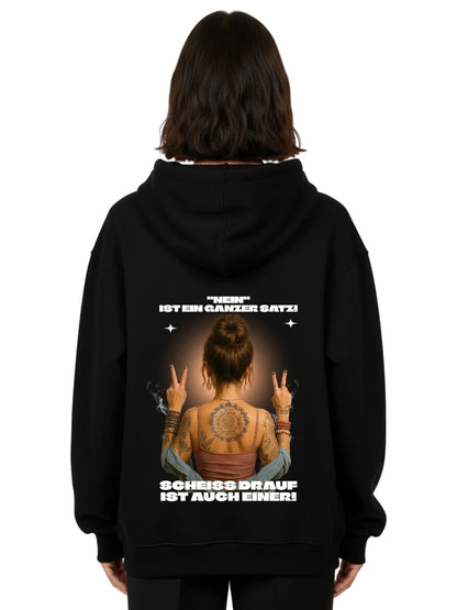 Nein ist ein ganzer Satz - Oversized Hoodie